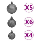 Kunstkerstboom Half met Levensechte Vormen en Uitstraling - Kerstbomen