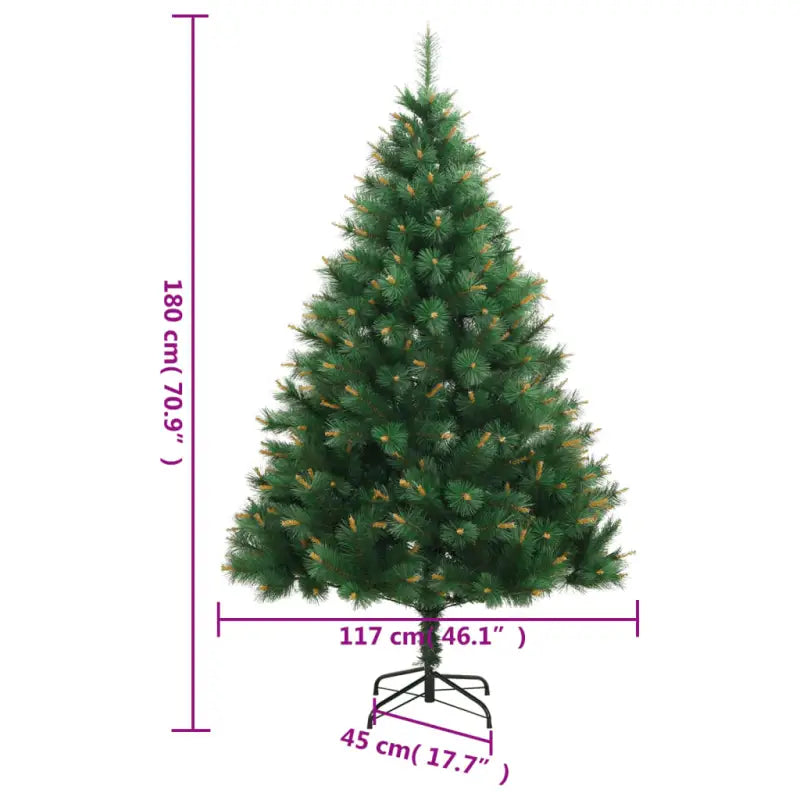 Kunstkerstboom met PVC uiteinden voor een levensechte kerstsfeer - Kerstbomen