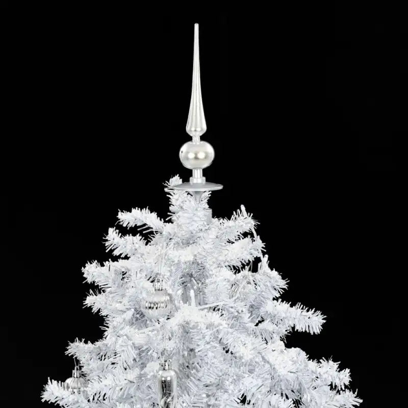 Kunstkerstboom met vallend sneeuw en levendige takken - Kerstbomen