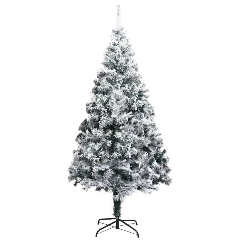 Kunstkerstboom met Witte Sneeuwvlokken voor een Unieke Kerstsfeer - 240 x 150 cm / 1 - Kerstbomen