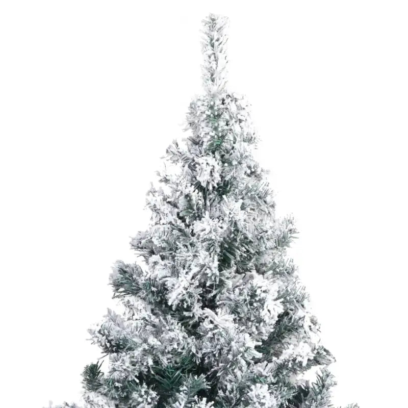 Kunstkerstboom met Witte Sneeuwvlokken voor een Unieke Kerstsfeer - 240 x 150 cm / 1 - Kerstbomen