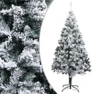 Kunstkerstboom met Witte Sneeuwvlokken voor een Unieke Kerstsfeer - 240 x 150 cm / 1 - Kerstbomen