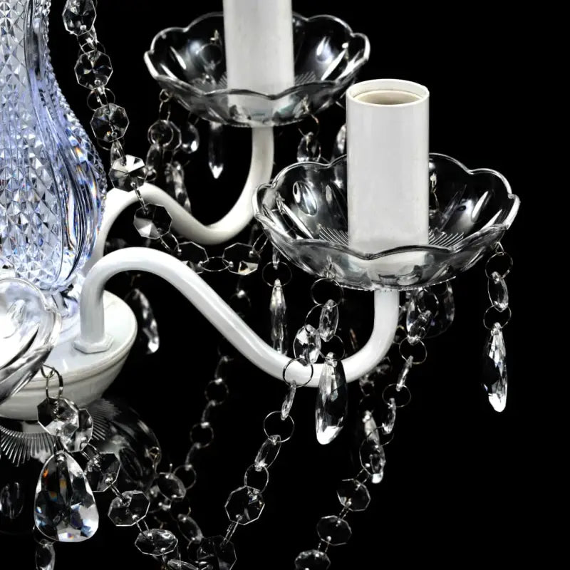 Kunstkristal Glazen Kroonluchter met Klassieke Gratie - Kroonluchters