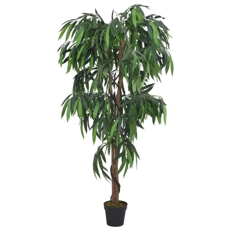 Kunstmangoboom met kunststof pot voor woonkamer en kantoor decoratie - Kunstplanten