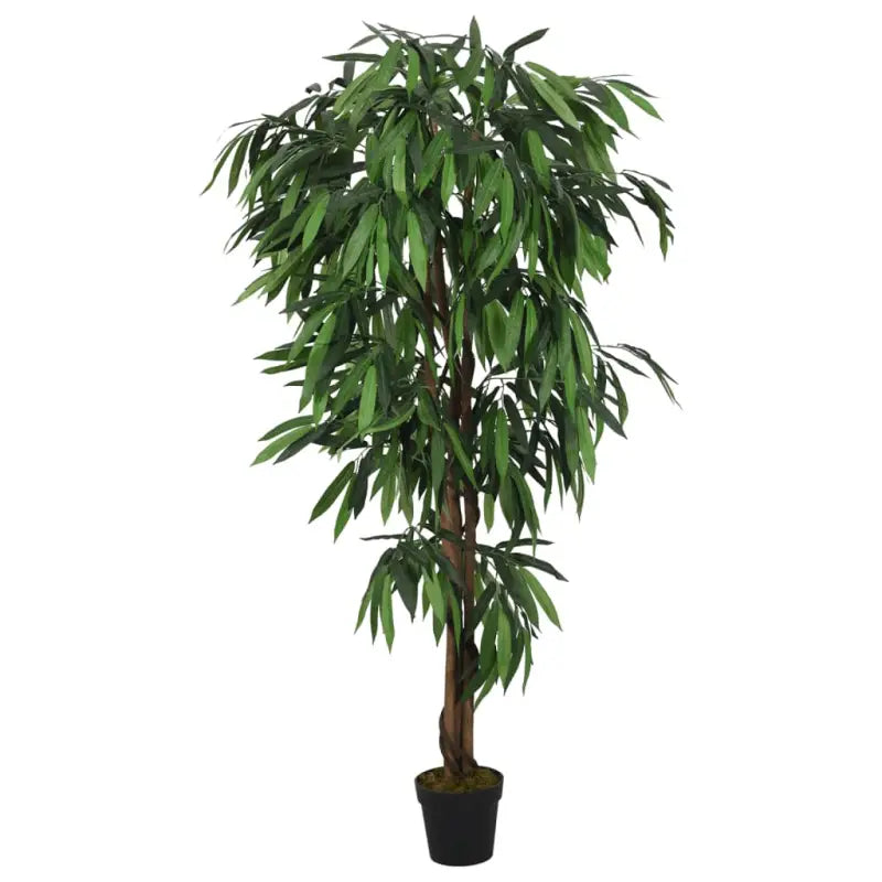 Kunstmangoboom met kunststof pot voor woonkamer en kantoor decoratie - 180 cm / 1 - Kunstplanten
