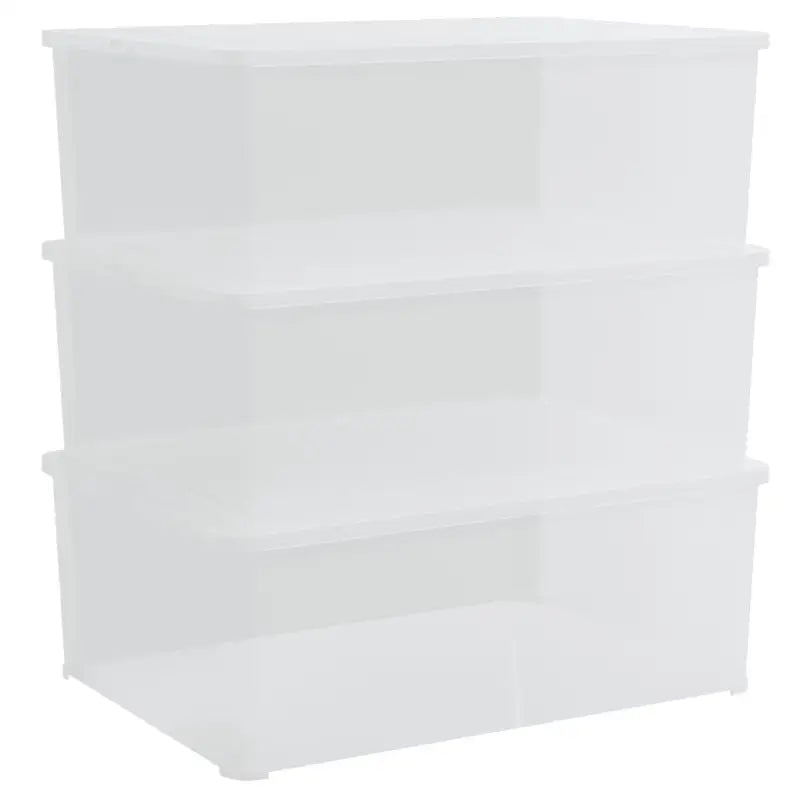 Kunststof opbergdoos voor overzicht in huis kidskamer garage en zolder - 3 / 10 l - Opbergdozen