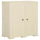 Kunststof opbergkast voor thuis kantoor en opslagruimtes - Wit / 79 x 43 x 85.5 cm / 1 - Opbergkasten & lockerkasten