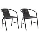 Kunststof rattan tuinstoelen voor buiten relaxen en dineren - 2 - Tuinstoelen