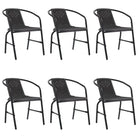 Kunststof rattan tuinstoelen voor buiten relaxen en dineren - Tuinstoelen