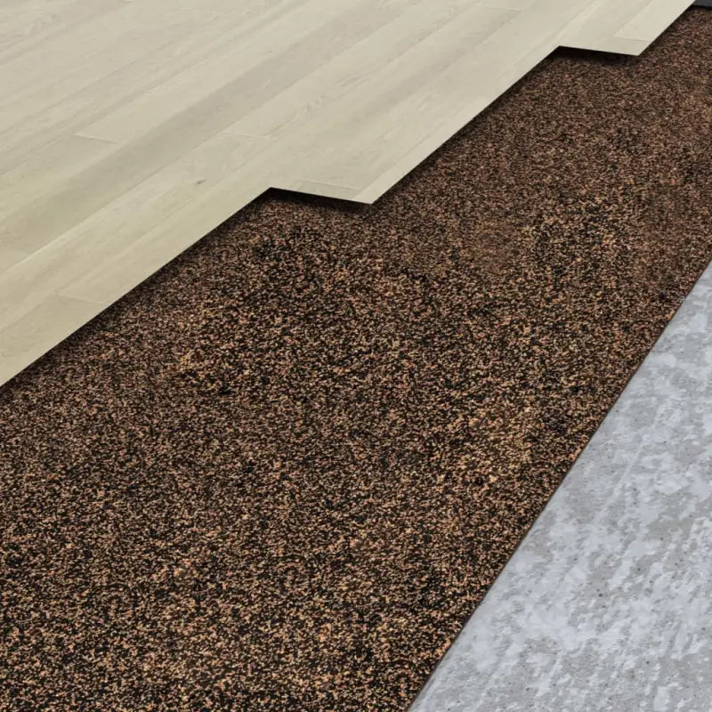 Kurkrol voor ideale vloerisolatie met hoge elasticiteit - 100 x 1000 x 0.2 cm / 1 - Isolatie