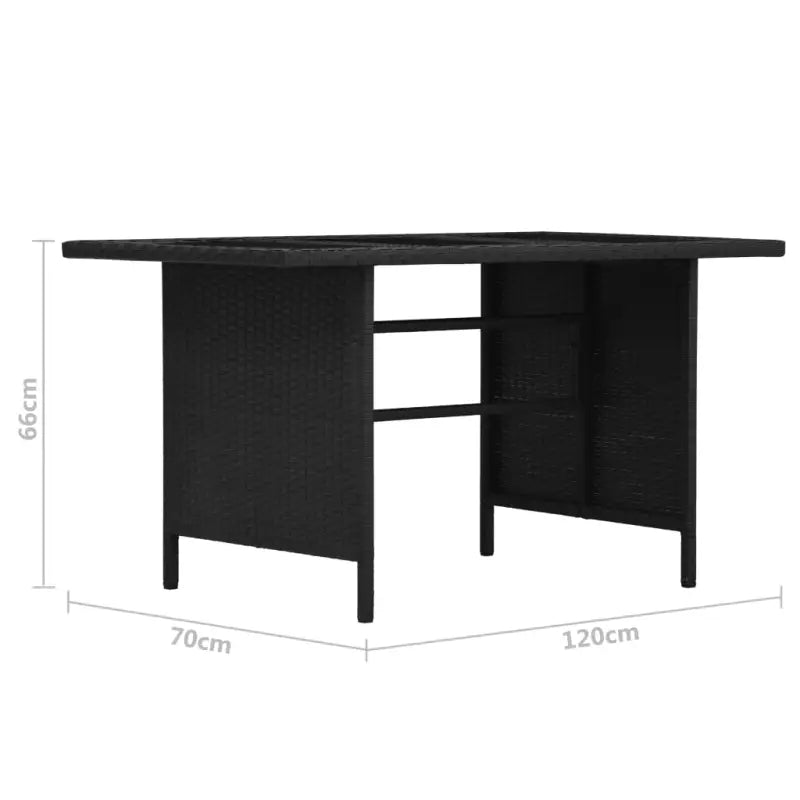 L-vormige bank loungeset met stalen frame en waterbestendige PE-rattan - Tuinsets