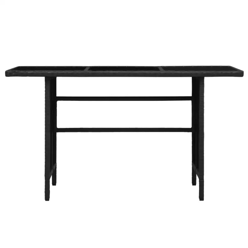 L-vormige bank loungeset met stalen frame en waterbestendige PE-rattan - Tuinsets