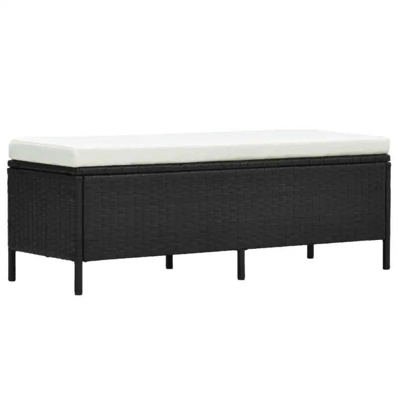 L-vormige bank loungeset met stalen frame en waterbestendige PE-rattan - Tuinsets