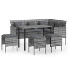 L-vormige bank loungestoel voor een comfortabele tuinset - Tuinsets