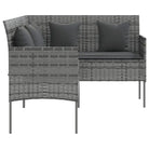 L-vormige bank loungestoel voor een comfortabele tuinset - Tuinsets