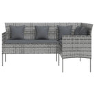 L-vormige bank loungestoel voor een comfortabele tuinset - Tuinsets