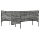L-vormige bank loungestoel voor een comfortabele tuinset - Tuinsets