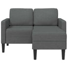 L-vormige bank met massief hout en zacht polyester voor tijdloze comfort - Banken