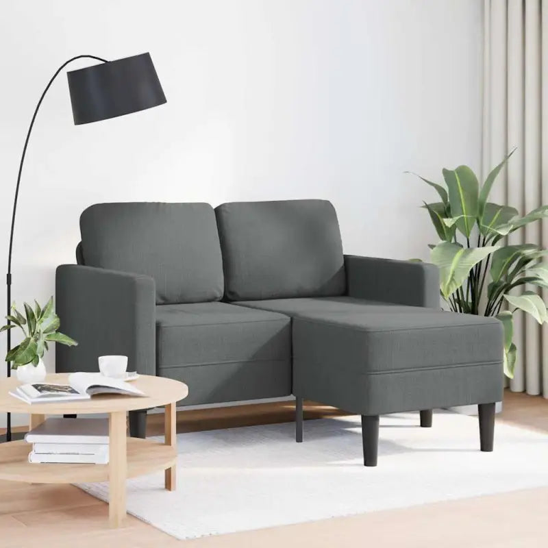 L-vormige bank met massief hout en zacht polyester voor tijdloze comfort - Banken