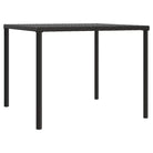 L-vormige bank tuinset met poly rattan en gepoedercoat staal - Tuinsets