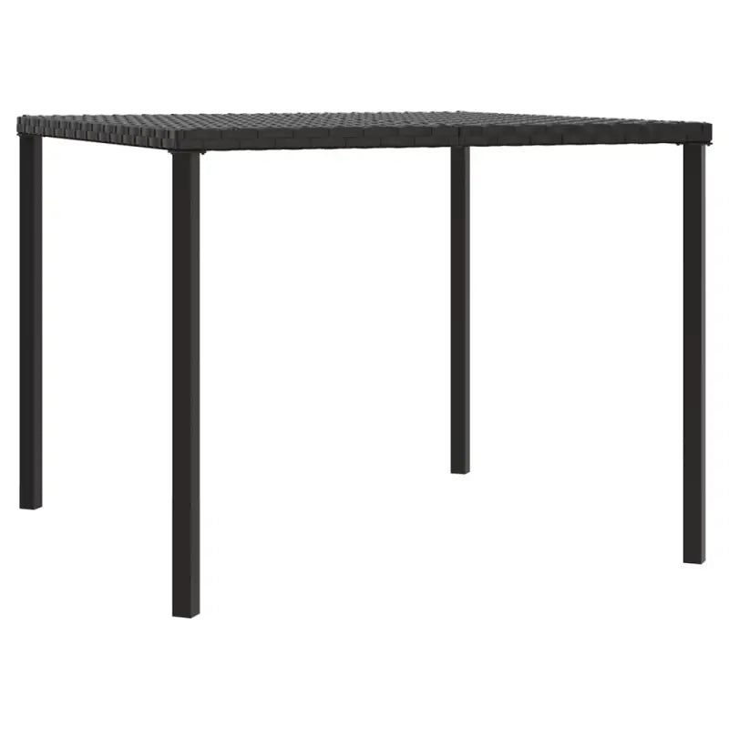 L-vormige bank tuinset met poly rattan en gepoedercoat staal - Tuinsets