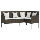L-vormige bank Tuinset voor comfortabele outdoor ontspanning - Tuinsets