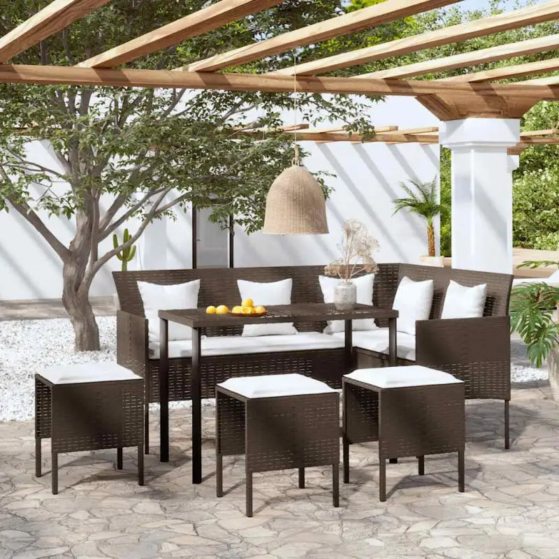 L-vormige bank Tuinset voor comfortabele outdoor ontspanning - Tuinsets