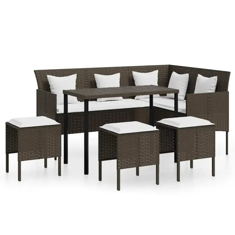 L-vormige bank Tuinset voor comfortabele outdoor ontspanning - Tuinsets