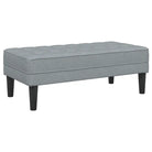 L-vormige sofa set met modulaire ontwerp en lichte grijze stof - Banken