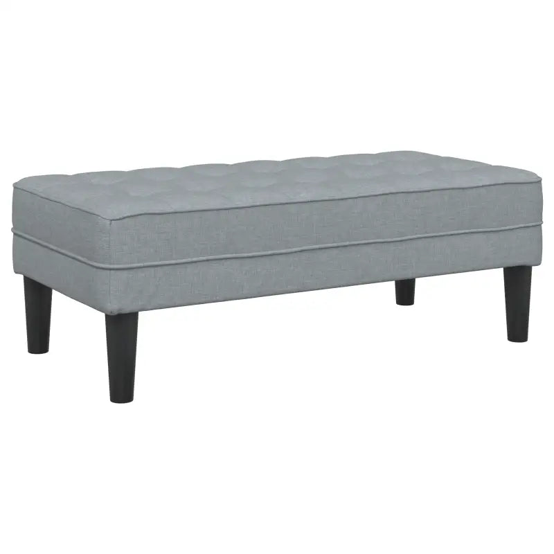 L-vormige sofa set met modulaire ontwerp en lichte grijze stof - Banken