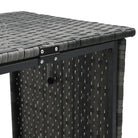 L-vormige tuinbank met inklapbare tafel en poly rattan voor buitengebruik - Tuinsets