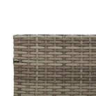 L-vormige tuinbank met poly rattan en waterdichte zak for easy cleaning - Tuinsets