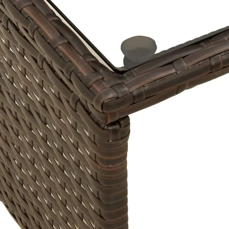 L-vormige tuinbank van poly rattan voor comfortabele zitervaring - Loungebanken