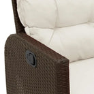 L-vormige tuinbankset met poly rattan en wasbare hoes voor tuin of terras - Tuinsets