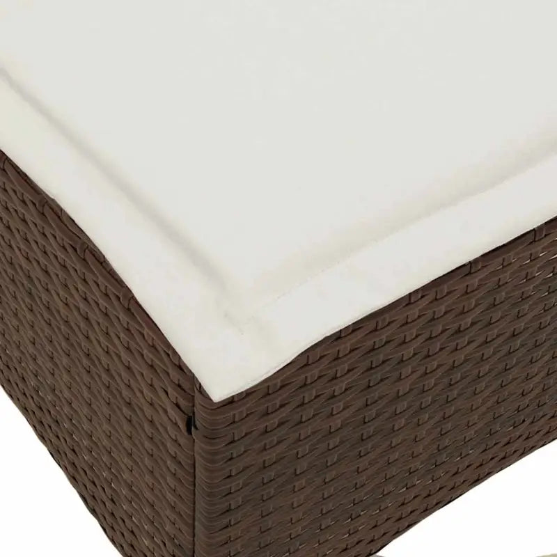 L-vormige tuinbankset met poly rattan en wasbare hoes voor tuin of terras - Tuinsets