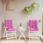 Lage rug stoelkussens van oxford stof voor een frisse buitenruimte - Roze / 2 / with 2 elastic straps - Stoelkussens