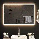 LED Badkamerspiegel met ip65-klasse voor waterdichte badkamerruimte - 90 x 60 cm / 1 - Spiegels