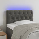 LED hoofdbord voor een modern en stijlvol slaapkameruitzicht - Donkergrijs / 80 x 7 x 78/88 cm / 1 - Hoofdborden