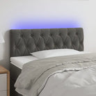 LED hoofdbord voor een modern en stijlvol slaapkameruitzicht - Donkergrijs / 100 x 7 x 78/88 cm / 1 - Hoofdborden