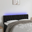 LED hoofdbord voor een modern en stijlvol slaapkameruitzicht - Zwart / 144 x 7 x 78/88 cm / 1 - Hoofdborden