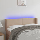 LED Hoofdbord voor een stijlvolle en duurzame slaapkamer uitstraling - Cappuccino / 147 x 16 x 78/88 cm / 1