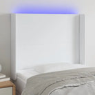 LED Hoofdbord voor een stijlvolle en duurzame slaapkamer uitstraling - Wit / 103 x 16 x 118/128 cm / 1 - Hoofdborden