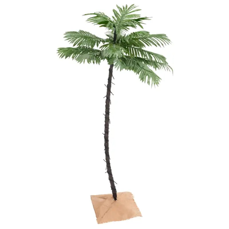 LED Kerstboom met jute stof en warme witte LED-verlichting - Kerstbomen