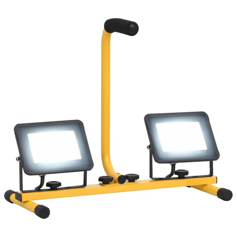 LED spotlight met hendel voor werkplaats en doe-het-zelf projecten - Koudwit / 1 / 2 x 30 w - Schijnwerpers & spotlights