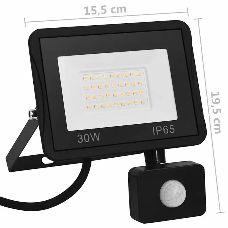 LED-spotlight met sensor voor tuin oprit en veranda - Schijnwerpers & spotlights