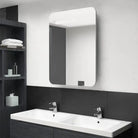 LED Wandspiegelkast voor een moderne en gezellige badkamer sfeer - Betongrijs / 1 - Badkamerkaptafels