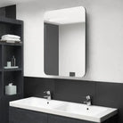 LED Wandspiegelkast voor een moderne en gezellige badkamer sfeer - Grijs / 1 - Badkamerkaptafels