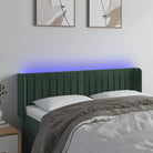 Leslicht hoofdeinde en voetbord voor een moderne slaapkamer - Donkergroen / 147 x 16 x 78/88 cm / 1 - Hoofdborden