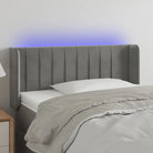 Leslicht hoofdeinde en voetbord voor een moderne slaapkamer - Lichtgrijs / 103 x 16 x 78/88 cm / 1 - Hoofdborden