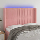 Leslicht hoofdeinde en voetbord voor een moderne slaapkamer - Roze / 147 x 16 x 118/128 cm / 1 - Hoofdborden